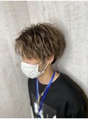 ニュアンスカラーメンズライクツイストスパイラルパーマ