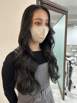 ボタン ハカタ(VOTAN hakata) 【福岡美容室/小山田】韓国風コリアンブルーブラック