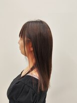 ビーヒアナウ N゜03 金沢駅西店(BE HERE NOW) 艶髪ストレート×イヤリングカラー