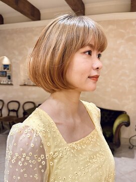 ビュートリアム265(BEAUTRIUM 265) ボブ/ミニボブ/銀座/ベージュ/ワンカール/外国人風/ブリーチ