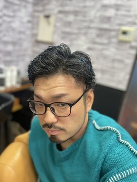 8番館 大人のパーマツーブロックスタイル