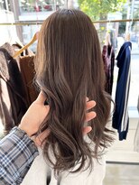 ヘアーアイスカルテット(HAIR ICI QUARTET) 大人可愛いブリーチなし透明感ミルクティーベージュカラー