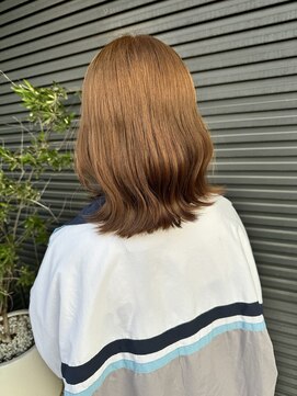 ナチュラル(Natural) 【ブリーチなしWカラー】ツヤベージュ