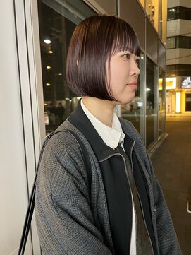 カフ(CAF) CAF松本/ボブ/ベージュカラー/心斎橋/大阪