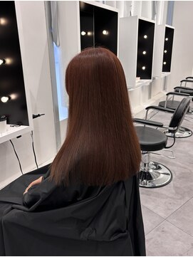 エトバイイオエ(et by ioe) 黒髪/ボブルフ/ネビージュ/小顔/ワンレン/髪質改善/グレージュ