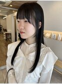 かわいい遅れ毛ロング【難波 桜川/髪質改善】