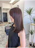 ☆顔周りサイドバング艶髪ショコラブラウン☆