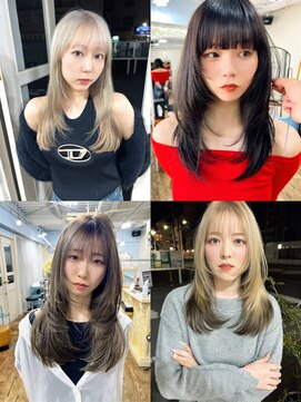 アンメリーアン(Ann merry ann) フレンチカジュアル大人美人小顔束間ウルフパーマミニウルフ