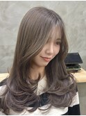前髪あり海外レイヤーカット トレンドレイヤー