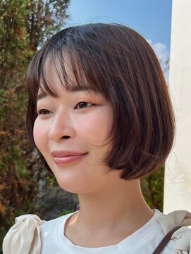 ニュイ(NUIT) ダブルカラーミルクティーベージュカラーケアブリーチ韓国ボブ