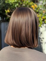 デビュー ヘアーメイク&nbsp;黒髪/ボブルフ/ネビージュ/小顔/ワンレン/水戸/髪質改善/前髪