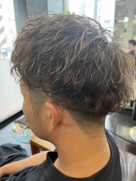 ヘアーメイク ロージー 北18条店(HAIR MAKE ROSY) 波巻きツイストスパイラルパーマツーブロック刈り上げ