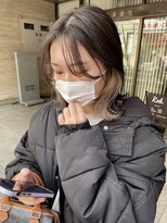 レブ 三条河原町(Reb,)&nbsp;インナーカラーミルクティーベージュ