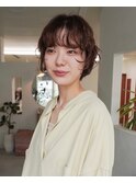ゆったりショートパーマ