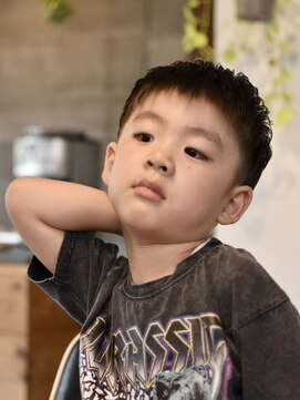 リム メンズヘア(LIM men's hair) 束感男の子キッズマッシュ【キッズカット/倉敷/中島】