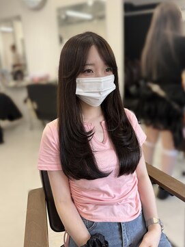 ハピネス 梅田茶屋町店(HAPPINESS) ハイレイヤーカット/韓国ヘア/顔まわり/2wayバンク/髪質改善