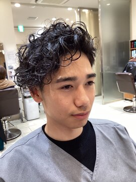 ピークアブー アヴェダ アトレ恵比寿(PEEK-A-BOO AVEDA) メンズツーセクションパーマスタイル