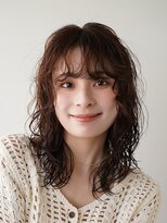 ワン 川崎(ONE)&nbsp;オリーブベージュ/ウェットヘア /レイヤーカット/川崎