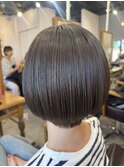 ショートボブ オリーブ