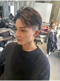 ホワイトメッシュ/ツイスト/ツイスパ/パーマ/メンズ/眉毛