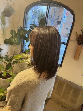 モンプルポ(momp repos) ハイライト×ストレートミディ