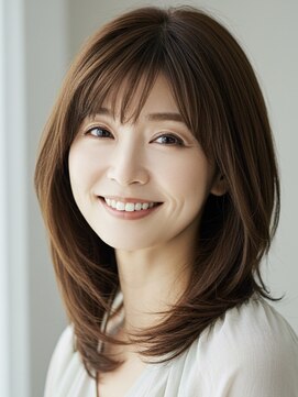 レヴィア(REVIA) レイヤーカット髪質改善トリートメント前髪カット