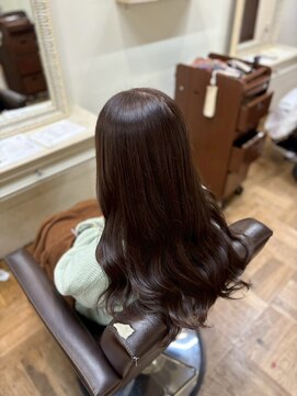 エクファ ヘア シェリル 草津 南草津店(ex-fa hair cherir) 黒髪カタログ/クラゲヘアー/オリーブグレー/南草津