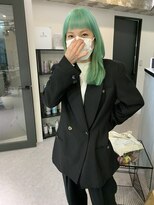 PELE原宿/ブリーチなしダブルカラー/ハイトーン/ケアブリーチ【３月上旬OPEN(予定)】&nbsp;着物ヘア/大人ガーリー/ダークアッシュ/似合わせカット/原宿