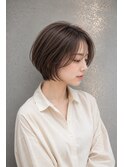 丸みショートボブ