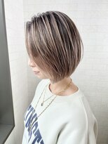 アルマモモ(Alma momo)&nbsp;ダークパープル/ナチュラルショート/ミルクブラウン/夏/伏見桃山