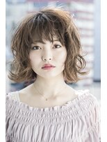 ミエルヘアーブラン(miel hair blanc)&nbsp;【miel hair blanc】ラフパーマでふんわり可愛い♪