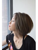 ヘアー ワンアビル(Hair One Abile)&nbsp;【abile 阿部】大人可愛い小顔無造作ショートボブ