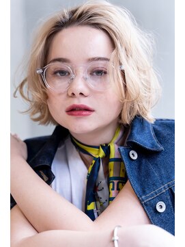 ロジッタ(ROJITHA) 【ROJITHA】ホワイトミルクティーベージュ×かき上げバング