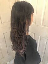 ロンドアベニール 北千住(Lond avenir)&nbsp;インナーカラー☆クリアパープル　スタイリスト西田大樹