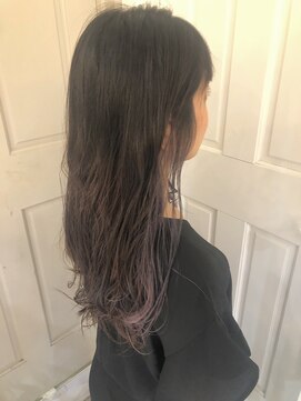 ロンドアベニール 北千住(Lond avenir) インナーカラー☆クリアパープル　スタイリスト西田大樹