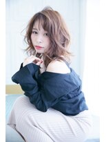 フィガロ ミーナ 東生駒店(FIGARO MINA)&nbsp;【figaro】大人っぽい☆ミディアムウェーブ☆