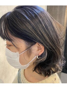 ヘアー クレイジュ(HAIR CRAYGE) 耳掛けボブ　イヤリングシルバー