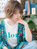 カバーヘア ブリス 川口(COVER HAIR bliss)&nbsp;■くせ毛カット外国人風ゆるふわ大人ボブ112★川口20代30代40代