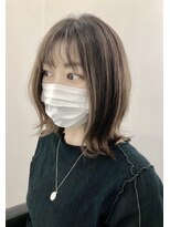 ビューティドレッセヤマノ 池袋パルコ(Beauty Dresse YAMANO) ミディアムウルフスタイル/20代30代40代/グレージュアッシュ