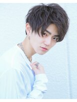 ザ サードヘアー 柏(THE 3rd HAIR)&nbsp;ソフトツーブロック　ゆるスパイラル　アップバング