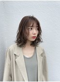 ナチュラルウェーブボブ