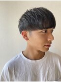 爽やかメンズ☆無造作ツーブロックマッシュナチュラル黒髪