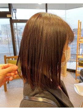 りんごの木 篠ノ井駅前店 しっとりミディアム ボブ