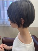 tuuli☆30代40代ペールベージュ切りっぱなしボブショート 178