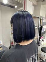 アジールヘア 所沢プロペ通り店(agir hair)&nbsp;アンブレラカラー×ブルー