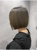 切りっぱなしボブ