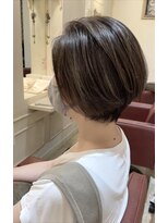 ヘアーアンドカラー プラーチェ(hair&color Plaatje) 簡単スタイリング☆大人美人ショート☆白髪染めハイライト