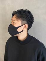 ソアー 新大阪(SOAR) 波巻きパーマ刈り上げツーブロックセンターパート【新大阪】