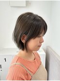ななめバングレイヤーボブ