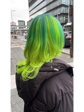 バーニッシュ(VARNISH) 派手髪アンブレラカラー